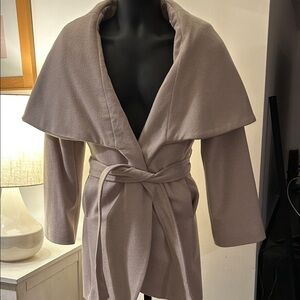 Tahari Women's Taupe Trench Coat